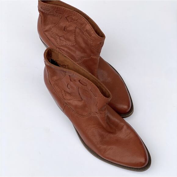 Nine West 8.5 booties Vintage American leather Ankle boots 8.5 Fall Cowboy Boho - Picture 5 of 15